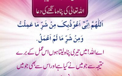 Kamo Kay Buray Nateejay Se Allah Ki Panah Mangne Ki Dua