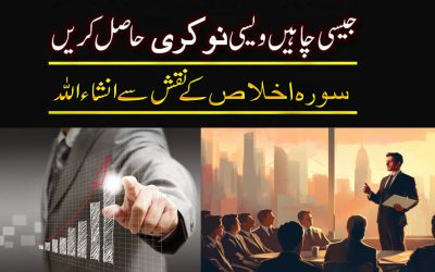 Job Hasil Karne Ka Naqsh | Powerful Naqsh For Job