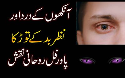 Aankhon K Dard Aur Nazr e Bad Ke Tor Ka Powerful Naqsh