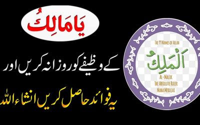 Ya Maliku (Isme Azam) Parhne Ki Fazilat | Benefits Of Allah Name