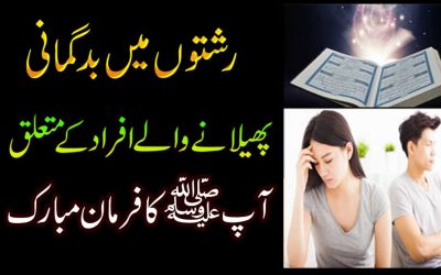 Ghalat Fahmi Ka Ilaj | Rishton Me Badgumani Ka Khatma