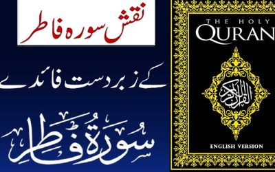 Surah Al Fatir Ki Fazilat | Naqsh Surah Al Fatir Benefits In Urdu