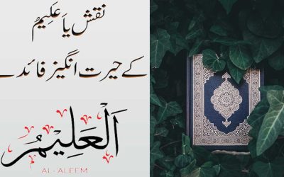 Ya-Aleemo Ka Faidy Or Naqsh | Musibat Or Pareshani Ka Hal