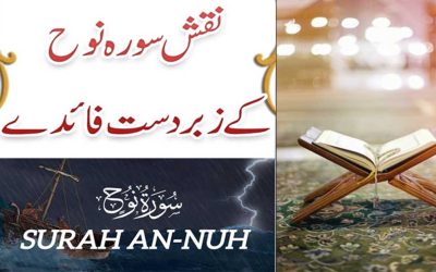 Surah Nooh Ka Naqsh | Naqsh Surah Nooh Ki Fazilat