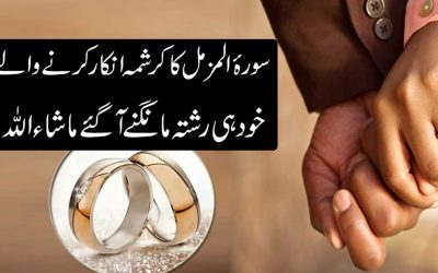 Surah Muzammil Taweez For Marriage