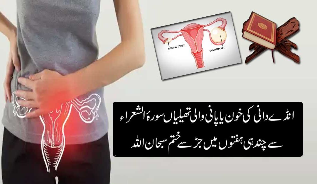 Andedani Me Khoon Ki Theli/Pani Ki Thelion Ka Ilaj In Quran